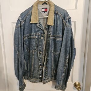 Tommy Hilfiger Denim Jacket with Tan Collar